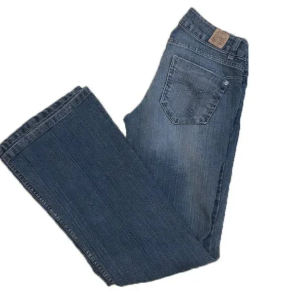 Paris Blues Jeans Women Style SPT28640 Flared Leg Size 28 - Picture 3 of 5